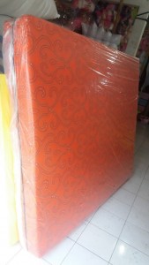 Kasur Busa Super Abstrak Orange 180