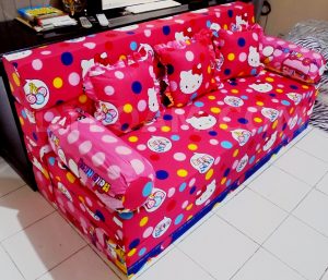 Sofa Bed Busa Super Motif Hello Kitty 18020